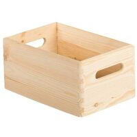 Caja de madera sin tapa 20x15x09