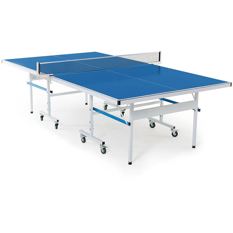 Tennis Table Ping Pong Storage Foldable Mini with Net Steel 183cm Indoor,  Blue