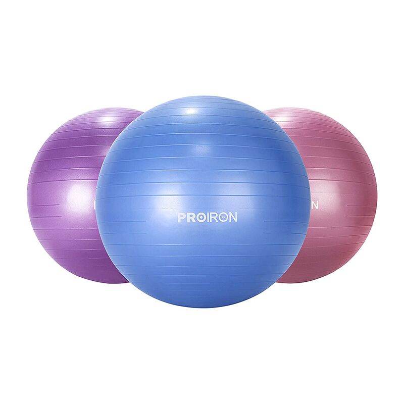 PROIRON 55cm Anti-Burst Blue Swiss Yoga Exercise Ball