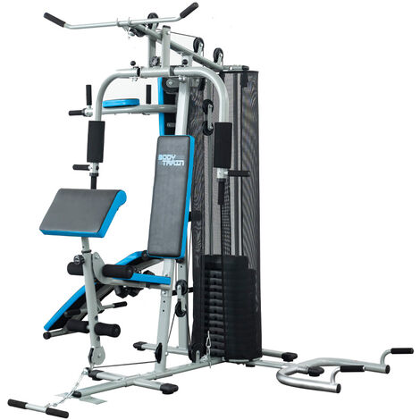 BodyTrain HG470 - 3 Station Home Multi Gym with 66kg Weight Stack