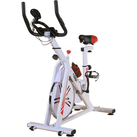 BodyTrain ES 7021 Racing Studio Style Exercise Bike White