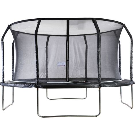 Big Air Extreme 14ft Trampoline with Safety Enclosure Black