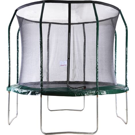 Big Air Extreme 10ft Trampoline with Safety Enclosure Green