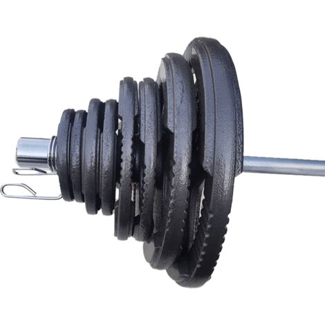 Ironman 205kg Olympic Tri grip Hammertone Weight Set with 86