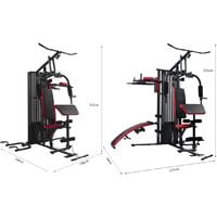 BalanceFrom RS 90XLS Home Gym System Multiple Purpose Workout Station With  380 Lbs Of Resistance, 145 Lbs Weight Stack, Comes With Installation