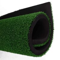 Hillman PGM Golf Artificial Turf Portable Practice Mat with Rubber Tee