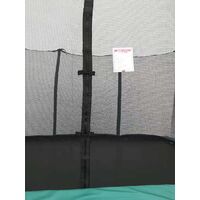 Velocity 7x10ft Green Powder Coated Rectangular Trampoline With Safety Enclosure