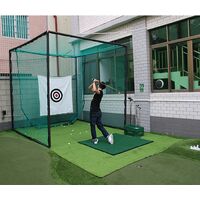 Hillman PGM 3m Heavy Duty Golf Practice Cage and Large Practice Mat Package