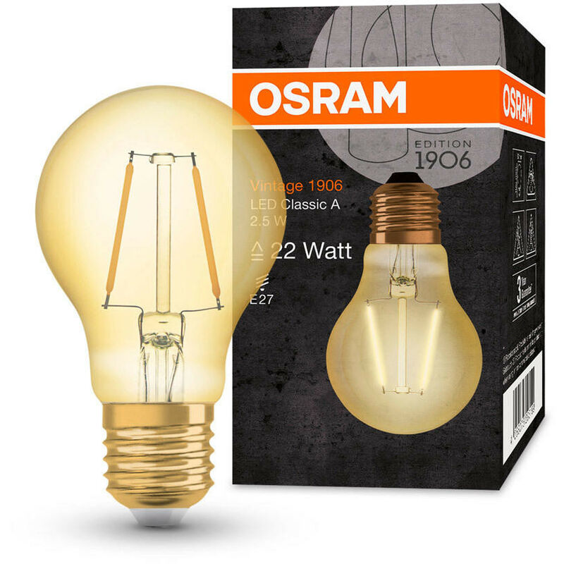 Osram LED G200 Filament Globe 4W E27 Dim 1800K Smoke