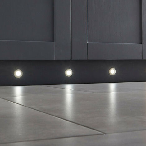 Black plinth deals lights