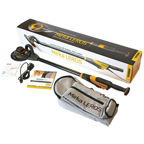 Ponceuse à bras murs et plafonds Ø225 mm LEROS 950CV - MIRKA MIW9502022BA