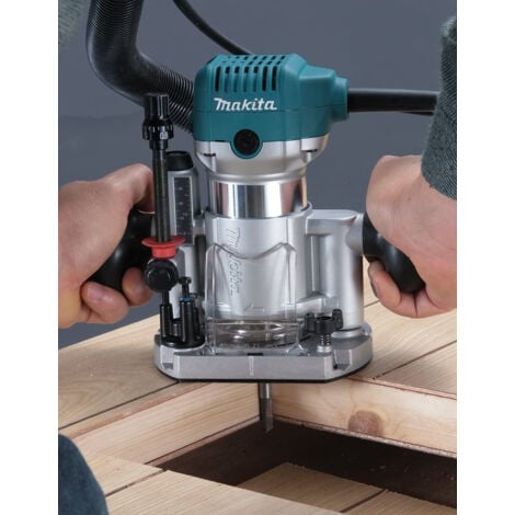Affleureuse Défonceuse Multifonctions 710 W Ø 8 mm - MAKITA RT0702CX2J