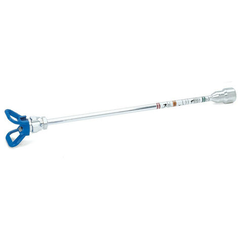 Rallonge de buse de pistolet pulvérisateur 40 cm – Acier inoxydable pour surfaces élevées – Compatible pistolets Graco Rac X