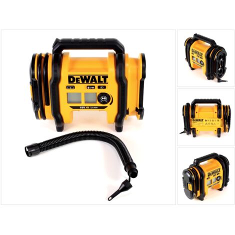 Gonfleur Pneus Dewalt – Manomètre 0-160 PSI, Tuyau 10 Cm, Neuf