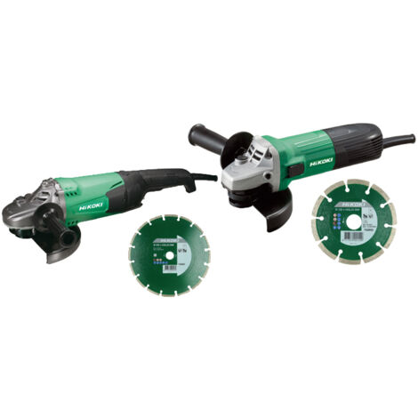 Pack 2 meuleuses electriques Ø230 et Ø125 mm (G23STWAZ + G13STAYGZ) - HIKOKI KG23SAYBZ