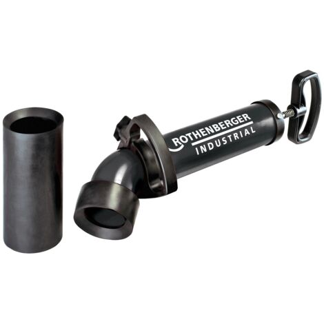 Rothenberger – Déboucheur professionnel à pression et aspiration 0,5 m – Plastique haute qualité – Diamètre 80 mm – Écologique et durable - 1500002695