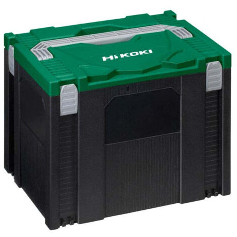 Hikoki – Malette de rangement empilable 315 x 400 x 300 mm – Construction robuste pour outils – Compatible Mbox Makita – Poignée ergonomique - HSC-IV-402541 (1/6)