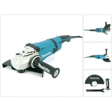 Makita – Meuleuse d'angle 230 mm 2400 W – Démarrage progressif – Limiteur de couple – Poignée anti-vibrations – Pour tronçonnage et meulage intensif - GA9030RF01 (1/5)
