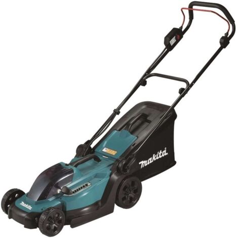 Makita – Tondeuse à batterie 18V LXT – Largeur de coupe 33 cm – Bac de ramassage 30L – Réglage hauteur 20-75 mm – Idéale pour petites surfaces - DLM330SM
