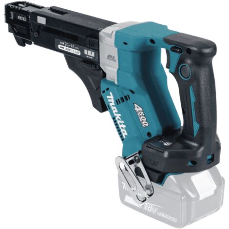 Makita – Visseuse à plaque de plâtre 18V – Vissage intensif dans bois dur et fibrociment – Technologie Push Drive – Produit seul - DFR453Z