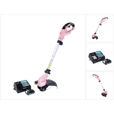 Makita – Coupe-bordure à batterie 12V avec chargeur – Tige télescopique réglable – Vitesse 10 000 min⁻¹ – Largeur de coupe 230-260 mm – UR100DSAP