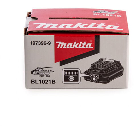 Batterie pour outil sans fil 12V CXT Li-Ion 2.0 Ah avec indicateur de charge - MAKITA BL1021B