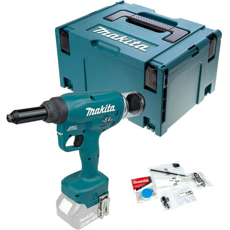 Riveteuse 18V Li-Ion Ø6.4 mm - MAKITA - Sans batterie ni chargeur - MakPac - DRV250ZJ