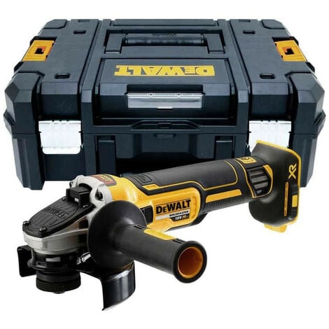 Meuleuse d'angle 18V XR Ø125 mm (machine seule) en TSTAK - DEWALT DCG405NT