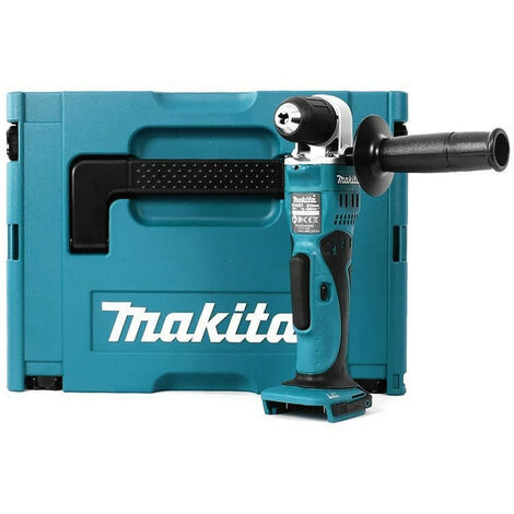 Makita – Perceuse d'angle 18V LXT sans fil – Mandrin auto-serrant – Éclairage LED – Couple 10,3 Nm pour perçage précis – Coffret MAKPAC (1/10)