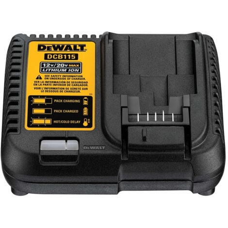 Pack de 2 batteries DEWALT DCB115P2 - XR 18V 5Ah Li-Ion avec chargeur