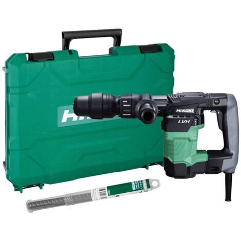 Hikoki – Marteau burineur 950 W – Énergie de frappe 7 Joules – Pour béton et pierre – Poignée anti-vibration – H41MB2WSZ