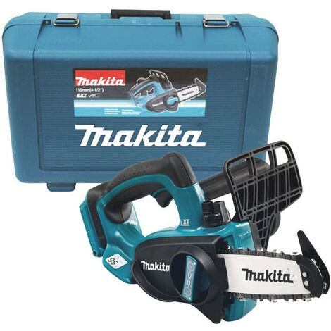 Makita – Scie électrique d'élagage à batterie 18V – Longueur guide 11,5 cm – Moteur silencieux 84,6 dB – Poids léger 2,6 kg pour espaces exigus - DUC122ZK