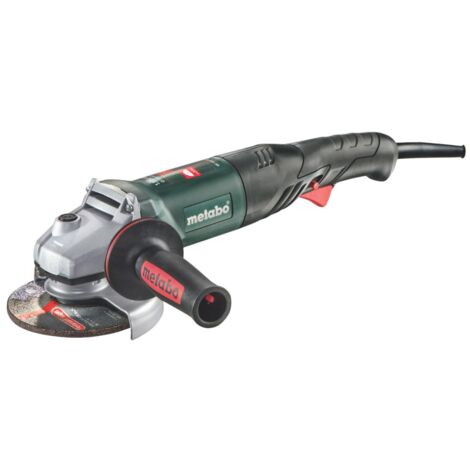 Metabo – Meuleuse d'angle 125 mm 1500 W – Moteur haute performance pour meulage et tronçonnage – Interrupteur de sécurité – 601241000