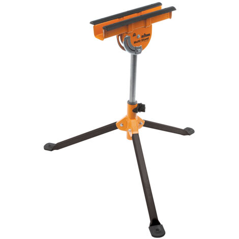 Triton – Support établi multifonction tripode télescopique MSA200 – Acier 100 kg – Hauteur réglable 635 à 940 mm – Pour découpage et ponçage
