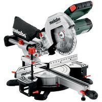 Metabo – Scie à onglets radiale Ø216 mm 1200W – Capacité de coupe élevée – Inclinaison de lame - Précision Cut Line – Construction robuste