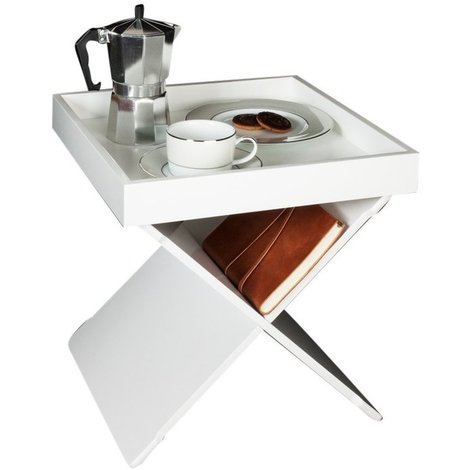 Folding tray store table wilko