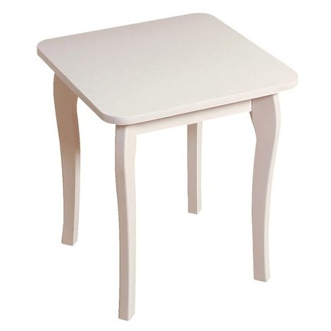 Rococo Stool for Dressing Table // Classic White - Classic White
