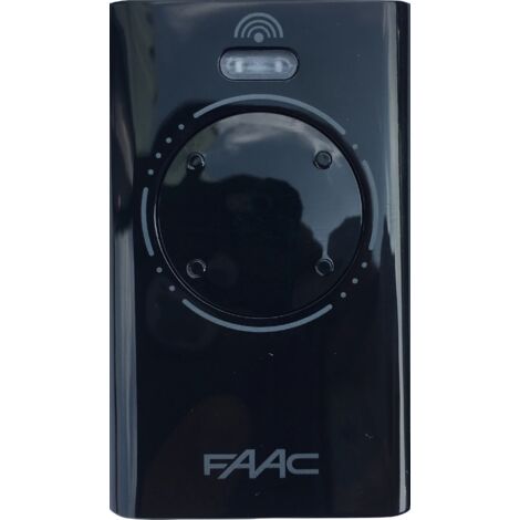 FAAC XT4 433 SLH LR Black 787081Gate and garage door remote