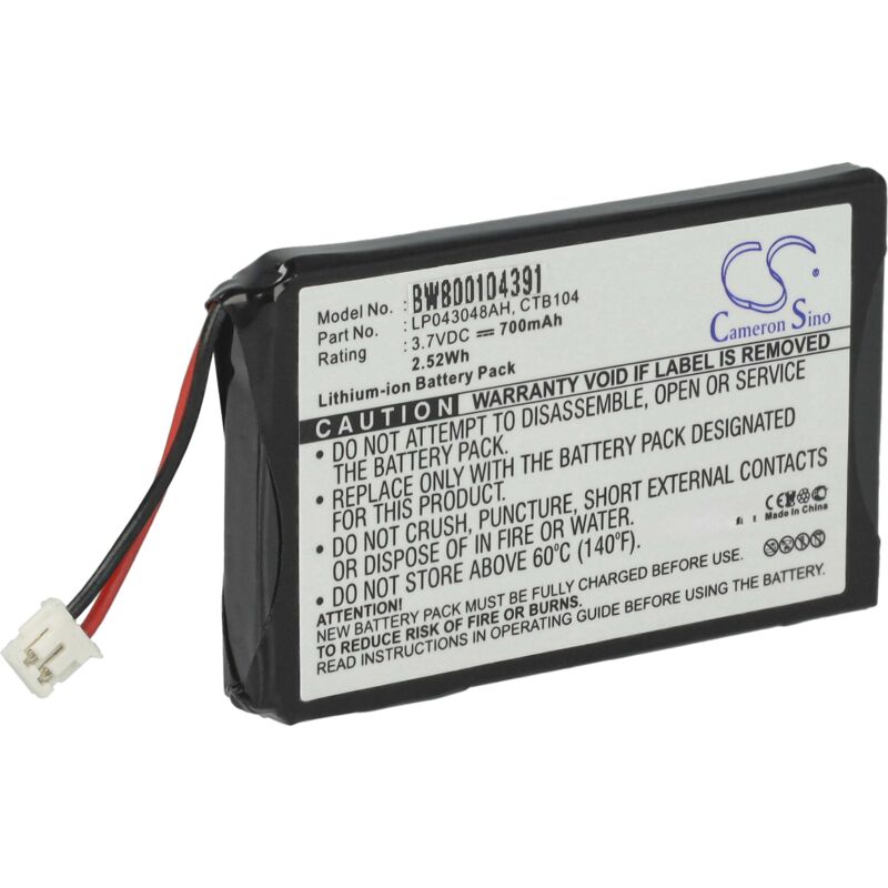 vhbw batteria compatibile con Hitachi VM-E455LA, VM-E465LA, VM-E535LA, VM-E530A, VM-E545LA, VM