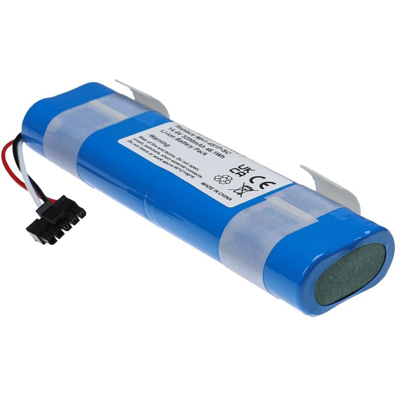 vhbw Battery Replacement for Proscenic MH1-4S1P-SC for Vacuum Cleaner ( 3200mAh, 14.4 V, Li-ion)