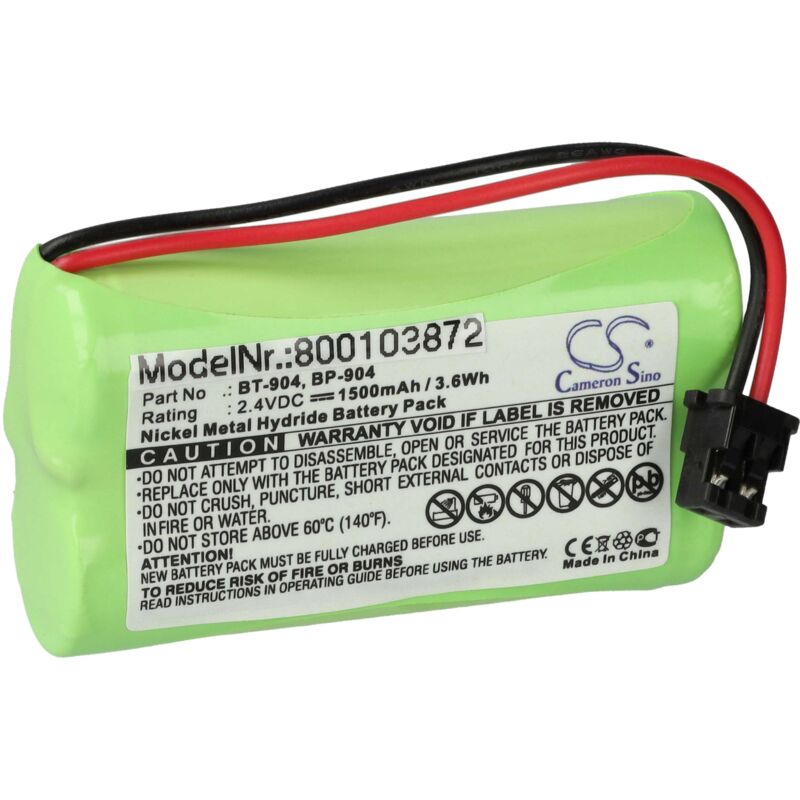 vhbw Replacement Battery compatible with Radio Shack 23 9096 23