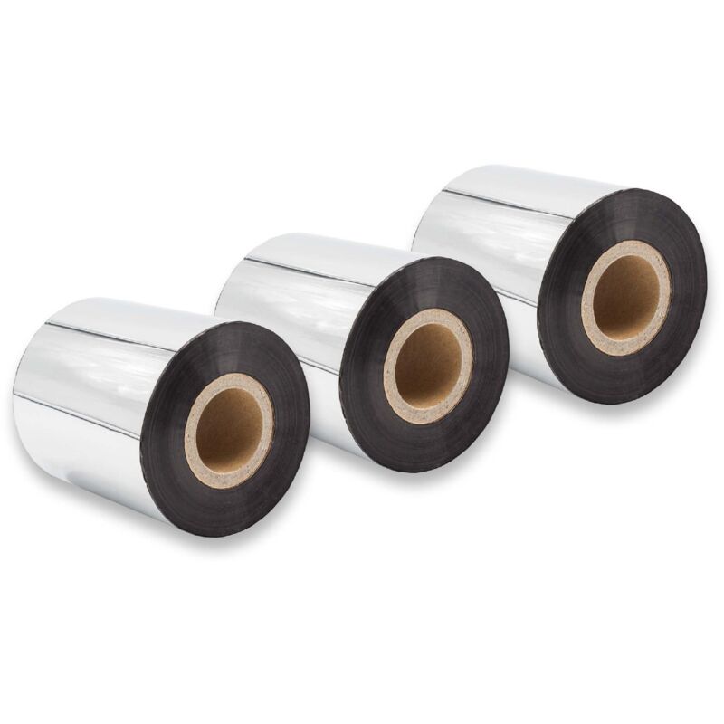 vhbw 3x Thermal Ribbon compatible with Zebra PAX-Serie, 105SL, 105SE ...