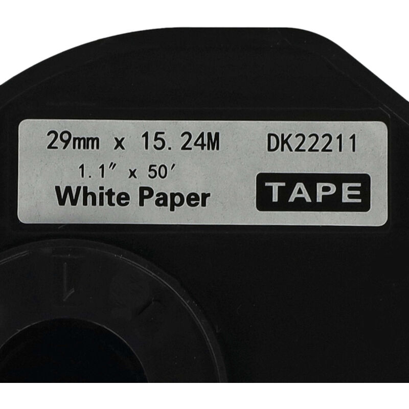 Brother DK-22211 compatible labels | 29mm x 15,24 m | incl brother
