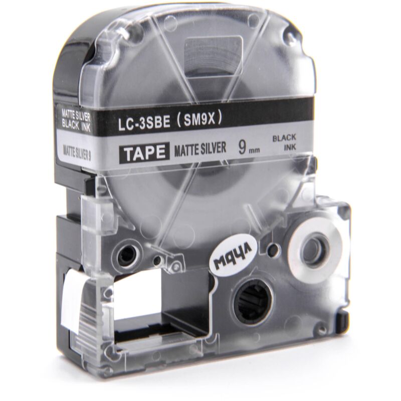 vhbw Label Tape Replacement for KingJim SM9X for Label Printer 9mm