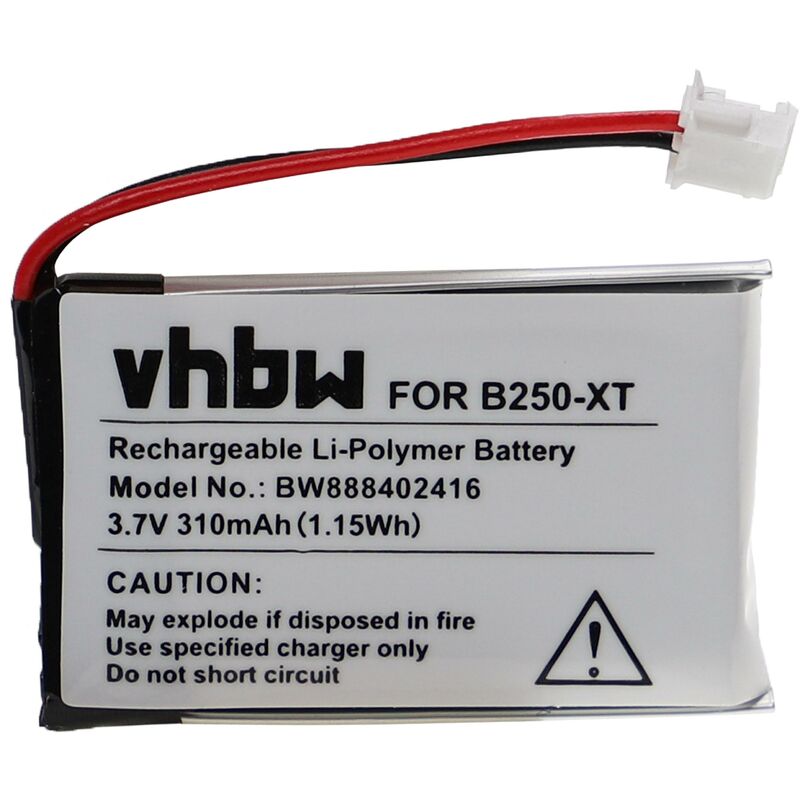 vhbw Replacement Battery compatible with BlueParrot B250 XT V100