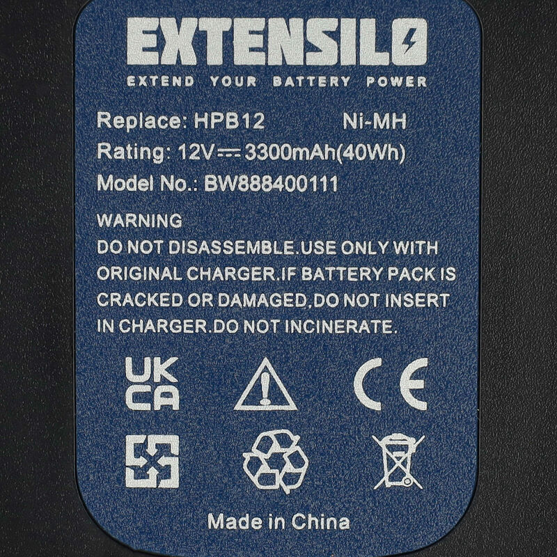 Replacement for Firestorm FS12PS Battery Compatible with Firestorm 12V  FS120B Power Tool Battery (1300mAh NICD)