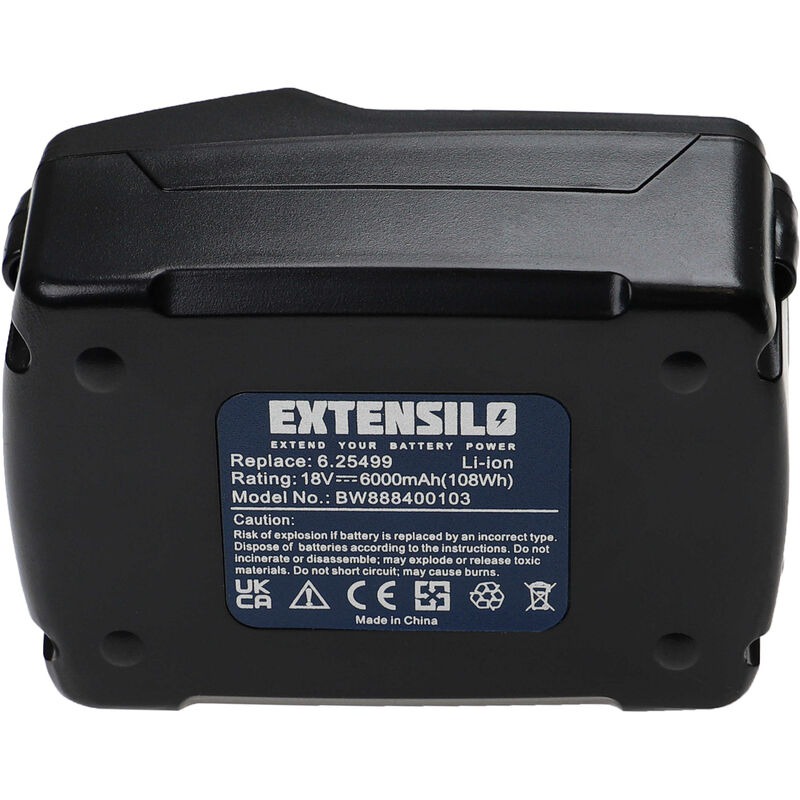 Vanon 4.0Ah EBM1830 Battery for Hitachi, 18V Li-ion Replacement Battery for