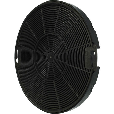 vhbw 2x filtro de carbón activado compatible con Zanussi ZHG514G, ZHG713G, ZHG714G, ZHP615W, ZHP615X, ZHP637X campanas cocina - 15 cm