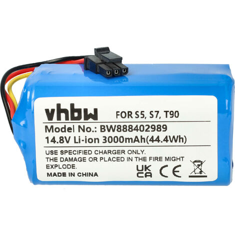 Vhbw Batteria Sostitutiva Per Robot Aspirapolvere: Compatibile Con Qihoo M26-4S1P, LR-PAS0638W-EU (2600mAh, 14.8V, Li-Ion)