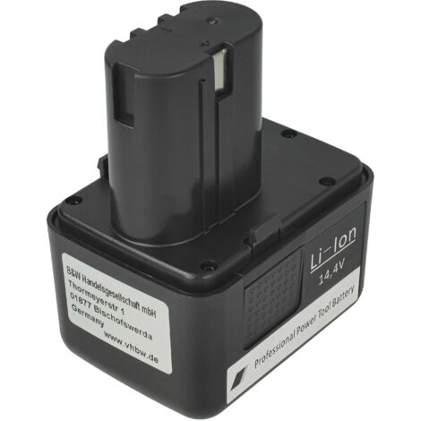 vhbw 1x Battery Replacement for Würth G14 for Power Tools, Blind Rivet Setting Tool (1500 mAh, Li-Ion, 14.4 V)